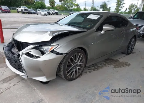 2016 Lexus Rc 200T из США, поврежденный, VIN JTHHA5BC5G5000222